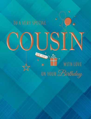 Picture of SPECIAL COUSIN WITH LOVE BIRTHDAY CARD